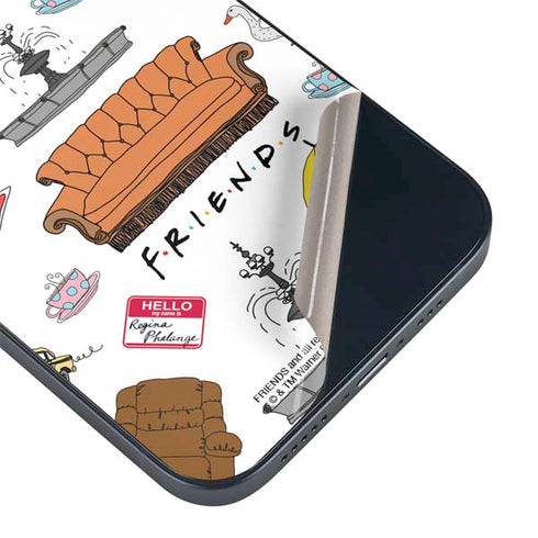 Warner Bros Classic FRIENDS Icons iPhone 14 Plus Skin